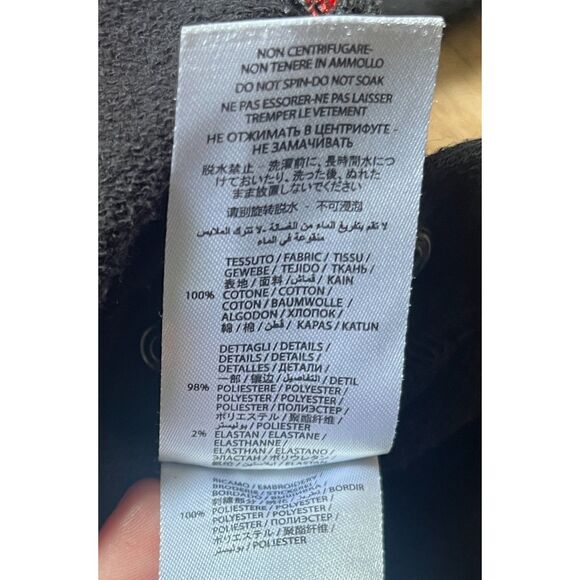 Stella McCartney Black Red Pullover Sweatshirt Sweater Top  Kids Size 5 - Picture 4 of 5